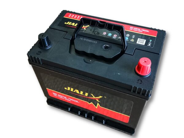 Car Battery NS70L 12V 650CCA, 24 Months Warranty, Battery for Japanese Car