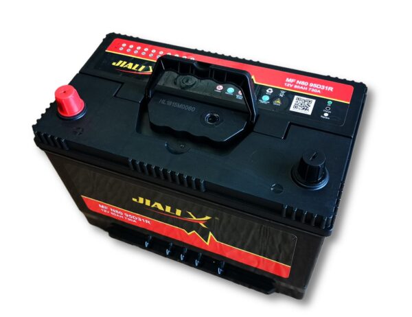 Car Battery N80Z 95D31R 12V 730CCA, 24 Months Warranty, Battery for Japanese Car