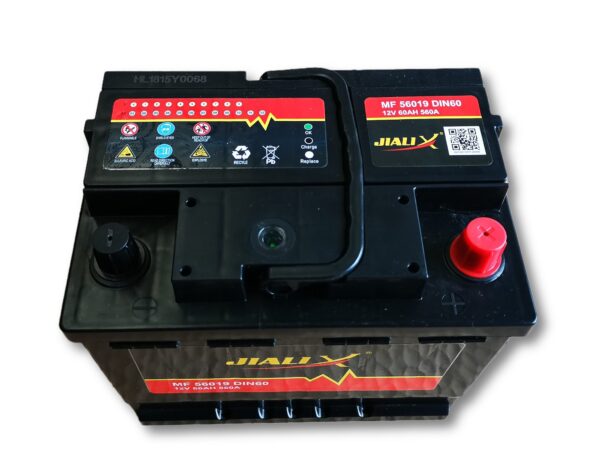 Maintenance Free Car Battery DIN60 12V 560CCA, 24 Months Warranty, For Camry or other European Car - Image 2