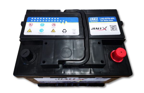 DEEP CYCLE Car Battery DIN60-EFB 12V 640CCA, 24 Months Warranty, European Car - Image 2