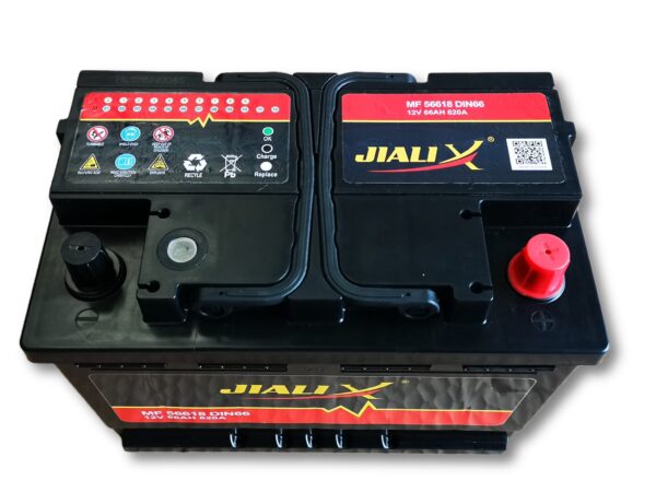 Maintenance Free Car Battery DIN66 12V 620CCA, 24 Months Warranty, European - Image 2