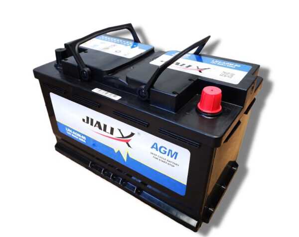 DEEP CYCLE Car Battery DIN80-AGM 12V 800CCA, 24 Months Warranty, BMW, Benz, Audi