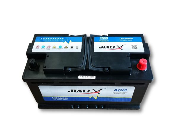 DEEP CYCLE Car Battery DIN92-AGM 12V 850CCA, 24 Months Warranty, BMW, Benz, Audi - Image 2