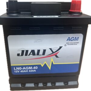DEEP CYCLE Car Battery DIN40AGM 12V 420CCA, 24 Months Warranty, For New Aqua and European Car