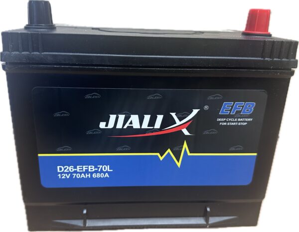 I-Stop Car Battery D26-EFB-70L(S95) 12V 680CCA, 24 Month Warranty, Japanese Car
