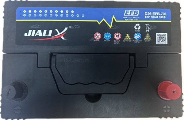 I-Stop Car Battery D26-EFB-70L(S95) 12V 680CCA, 24 Month Warranty, Japanese Car - Image 2
